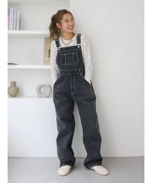 Ungrid | カーブシルエットデニムサロペット(つなぎ/オールインワン)