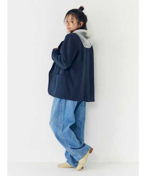 Ungrid(アングリッド)の「カーブシルエットデニムサロペット(つなぎ/オールインワン・レディース・ブラック/ブルー・SMALL/MEDIUM)」の11枚目の写真