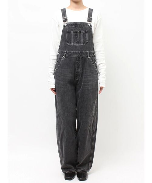 Ungrid(アングリッド)の「カーブシルエットデニムサロペット(つなぎ/オールインワン・レディース・ブラック/ブルー・SMALL/MEDIUM)」の22枚目の写真