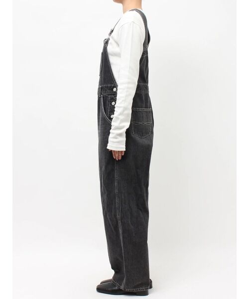 セール】カーブシルエットデニムサロペット（つなぎ/オールインワン