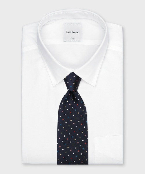 Paul Smith（ポールスミス）の「カラフルドット タイ【160028 552MJ】（ネクタイ・メンズ・グレー/ブルーグリーン/レッド/ネイビー・FREE）」の8枚目の写真