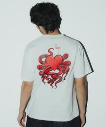 schott(�V���b�g)��Schott/�V���b�g/HEART OCTOPUS T-SHIRT/�n�[�g�I�N�g�p�X T�V���c(T�V���c/�J�b�g�\�[)