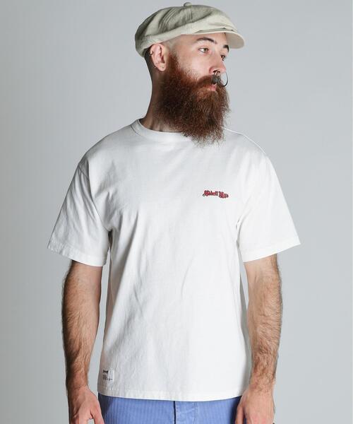 Schott(ショット)の「Schott/ショット/HEART OCTOPUS T-SHIRT/ハートオクトパス Tシャツ(Tシャツ/カットソー・メンズ・ネイビー/ブラック/ホワイト・M/L/2XL/XL)」の8枚目の写真