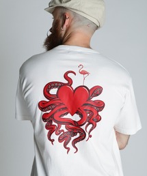 schott | Schott/ショット/HEART OCTOPUS T-SHIRT/ハートオクトパス Tシャツ(Tシャツ/カットソー)