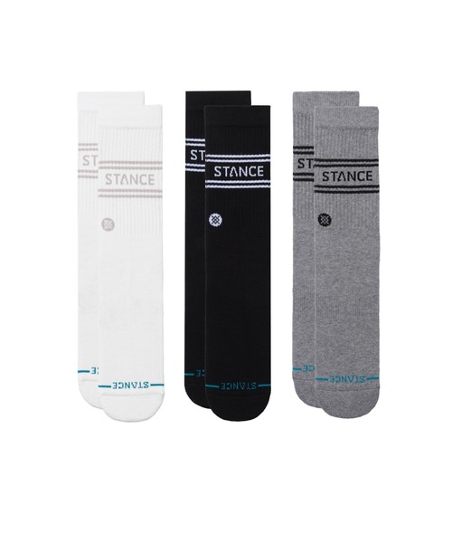 STANCE（スタンス）の「【STANCE/スタンス】VITAL 3 PACK CREW / ギフトにも最適！ 3Pパックソックス（3足組）（ソックス/靴下・メンズ・マルチ・LARGE）」の2枚目の写真