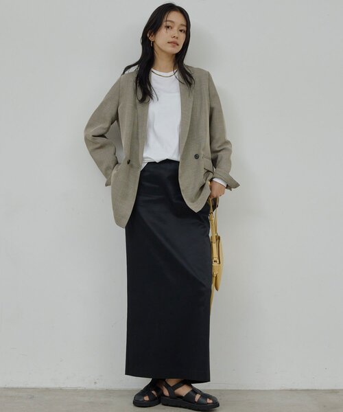 GALLARDAGALANTE（ガリャルダガランテ）の「シアーメッシュジャケット（テーラードジャケット・レディース・ブラック系その他2/ライトベージュ/ブラック系その他・1/0）」の16枚目の写真