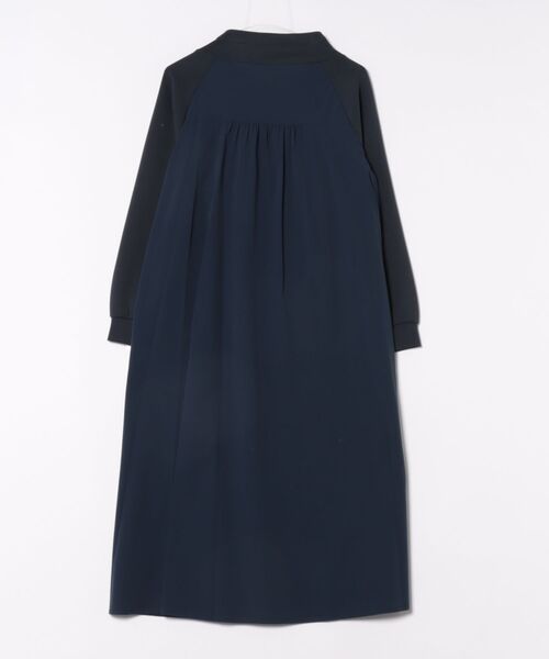 STRAWBERRY-FIELDS（ストロベリーフィールズ）の「プレイダンボール_タフタドッキングジャージワンピース（ワンピース・レディース・ネイビー/ライトグレー・2）」の12枚目の写真