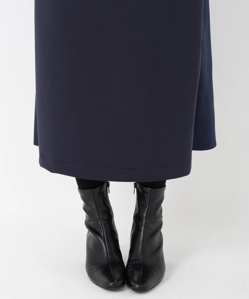 STRAWBERRY-FIELDS（ストロベリーフィールズ）の「プレイダンボール_タフタドッキングジャージワンピース（ワンピース・レディース・ネイビー/ライトグレー・2）」の10枚目の写真