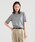 Demi-Luxe BEAMS�i�f�~���N�X �r�[���X�j�́u�V���N �n�[�t�X���[�u �v���I�[�o�[�i�j�b�g/�Z�[�^�[�j�v�b�O���[