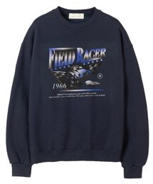 フィールドレーサーグラフィックオーバーサイズスウェットシャツネイビー SETS015NAVY