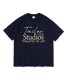 TAILOR STUDIO（テーラースタジオ）の「ワールドシティオーバーサイズ半袖Tシャツ（ネイビー）（Tシャツ/カットソー）」