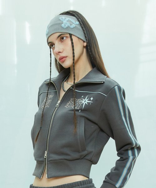 LARTIGENT(ラーティゼン)の「L9 TRACK ZIP-UP(CHARCOAL)(ナイロンジャケット・レディース・その他・FREE)」の3枚目の写真