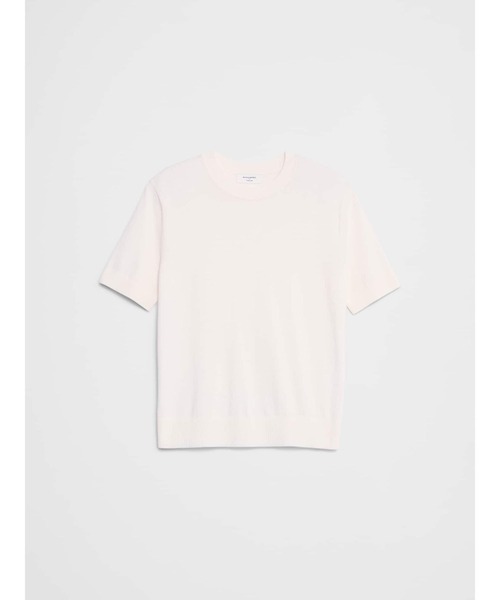 BANANA REPUBLIC FACTORY STORE(バナナリパブリック ファクトリーストア)の「BANANA REPUBLIC FACTORY STORE フォーエバー ショートスリーブ セーター(ニット/セーター・レディース・ライトブルー/ライラック/ホワイト/ネイビー/ブラック・L/M/XS/S)」の10枚目の写真