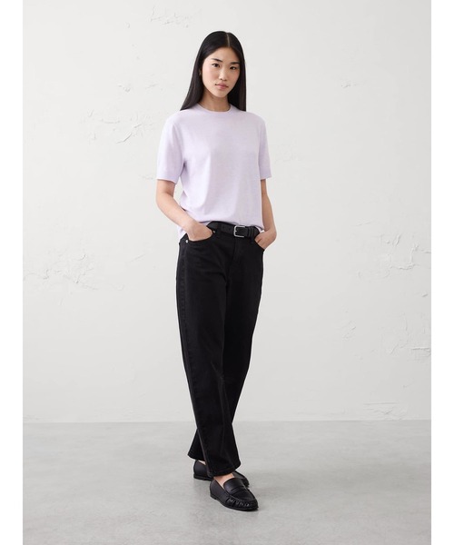 BANANA REPUBLIC FACTORY STORE(バナナリパブリック ファクトリーストア)の「BANANA REPUBLIC FACTORY STORE フォーエバー ショートスリーブ セーター(ニット/セーター・レディース・ライトブルー/ライラック/ホワイト/ネイビー/ブラック・L/M/XS/S)」の9枚目の写真