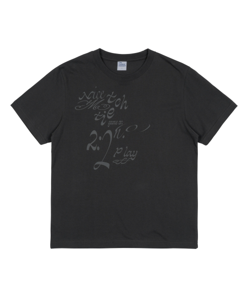 THECOLDESTMOMENT(ザコールデストモーメント)の「TCM tie T (charcoal)(Tシャツ/カットソー・メンズ・その他・S/L/M)」の2枚目の写真