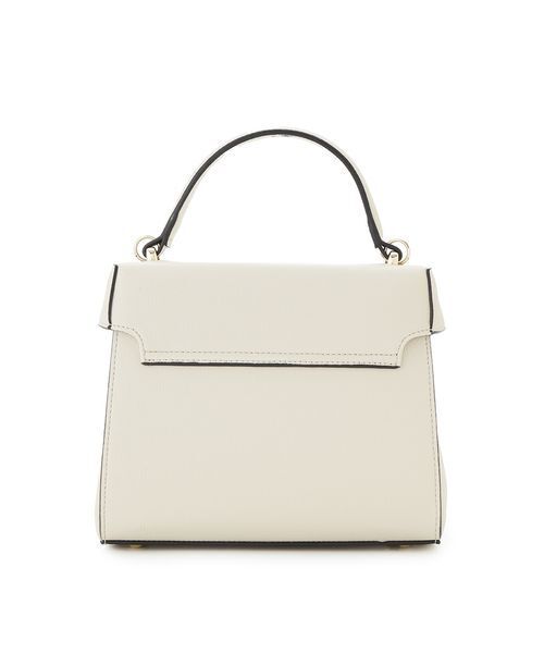 FRAY I.D(フレイアイディー)の「トラペーズフラップバックルバッグ(ハンドバッグ・レディース・ブラック/ライトベージュ/マルチ/ライム・F)」の10枚目の写真