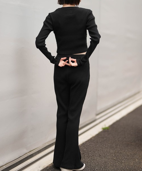 DC(ディーシー)の「DC/ディーシー 26 WS TELECO FLARE PANT LPT261305(その他パンツ・レディース・スミクロ/ライトピンク/ブラック・M)」の19枚目の写真