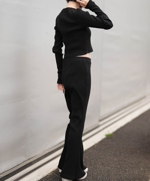DC(ディーシー)の「DC/ディーシー 26 WS TELECO FLARE PANT LPT261305(その他パンツ・レディース・スミクロ/ライトピンク/ブラック・M)」の16枚目の写真