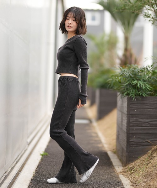 DC(ディーシー)の「DC/ディーシー 26 WS TELECO FLARE PANT LPT261305(その他パンツ・レディース・スミクロ/ライトピンク/ブラック・M)」の17枚目の写真