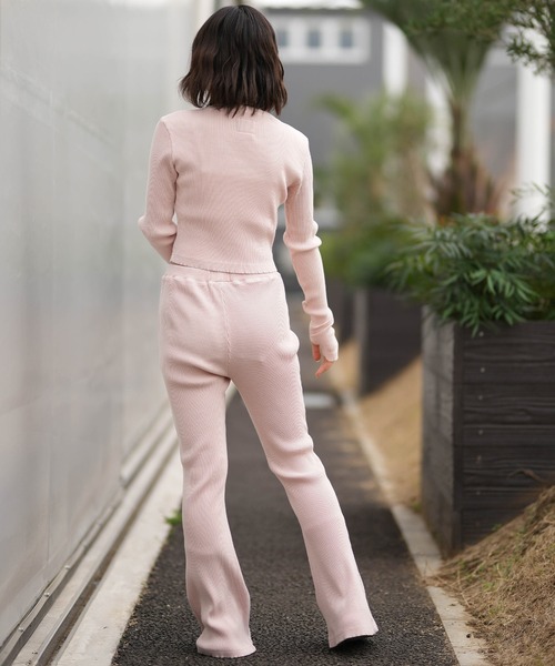 DC(ディーシー)の「DC/ディーシー 26 WS TELECO FLARE PANT LPT261305(その他パンツ・レディース・スミクロ/ライトピンク/ブラック・M)」の18枚目の写真