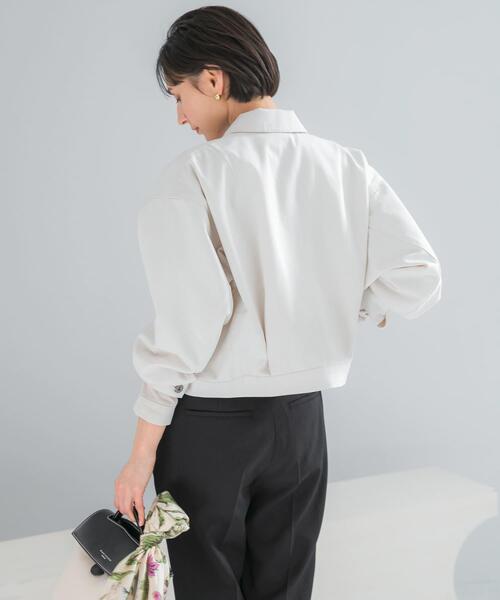 URBAN RESEARCH ROSSO WOMEN（アーバンリサーチ　ロッソ）の「デニムドルマンジャケット（デニムジャケット・レディース・オフホワイト/インディゴブルー・FREE）」の3枚目の写真