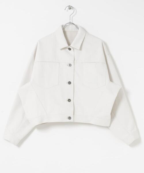 URBAN RESEARCH ROSSO WOMEN（アーバンリサーチ　ロッソ）の「デニムドルマンジャケット（デニムジャケット・レディース・オフホワイト/インディゴブルー・FREE）」の10枚目の写真