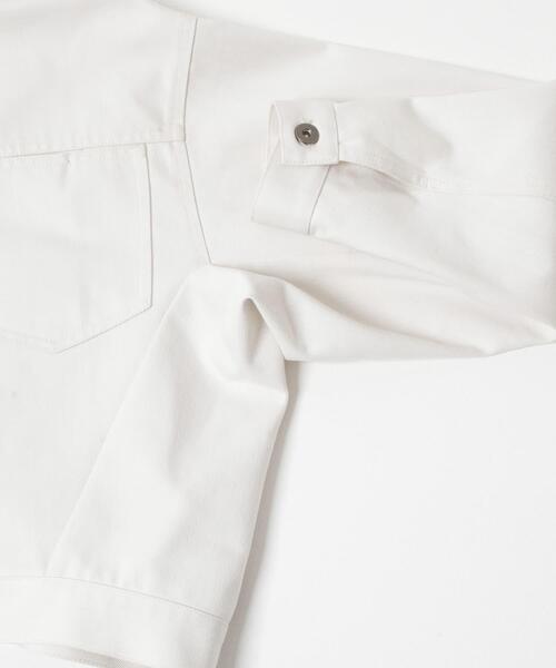 URBAN RESEARCH ROSSO WOMEN（アーバンリサーチ　ロッソ）の「デニムドルマンジャケット（デニムジャケット・レディース・オフホワイト/インディゴブルー・FREE）」の11枚目の写真