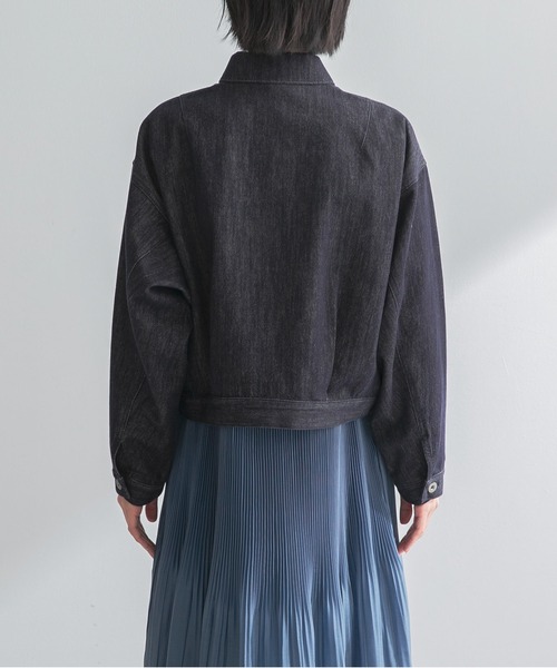 URBAN RESEARCH ROSSO WOMEN（アーバンリサーチ　ロッソ）の「デニムドルマンジャケット（デニムジャケット・レディース・オフホワイト/インディゴブルー・FREE）」の15枚目の写真