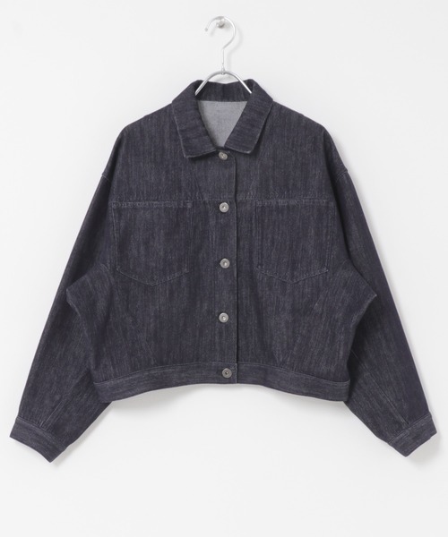 URBAN RESEARCH ROSSO WOMEN（アーバンリサーチ　ロッソ）の「デニムドルマンジャケット（デニムジャケット・レディース・オフホワイト/インディゴブルー・FREE）」の20枚目の写真