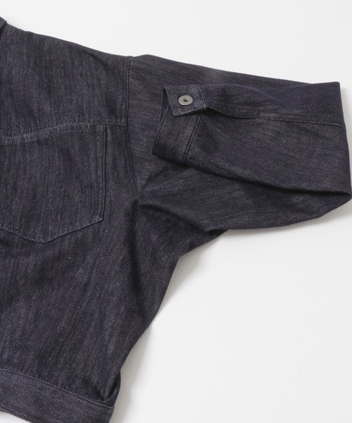 URBAN RESEARCH ROSSO WOMEN（アーバンリサーチ　ロッソ）の「デニムドルマンジャケット（デニムジャケット・レディース・オフホワイト/インディゴブルー・FREE）」の21枚目の写真