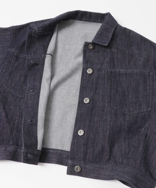 URBAN RESEARCH ROSSO WOMEN（アーバンリサーチ　ロッソ）の「デニムドルマンジャケット（デニムジャケット・レディース・オフホワイト/インディゴブルー・FREE）」の22枚目の写真