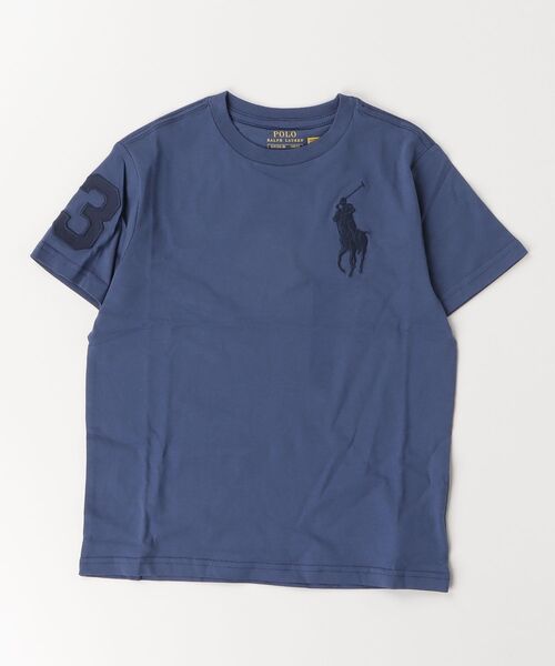 POLO RALPH LAUREN CHILDRENSWEAR(ポロ ラルフ ローレン チルドレンズウェア)の「Big Pony コットン ジャージー Tシャツ(Tシャツ/カットソー・キッズ・ネイビー系1・S/M/L/XL)」の3枚目の写真