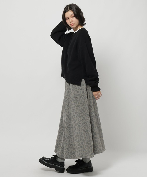 niko and...（ニコアンド）の「鹿の子ヘンリーニットプルオーバー（ニット/セーター・レディース・オフホワイト/ブラック/ネイビー・MEDIUM/LARGE）」の8枚目の写真