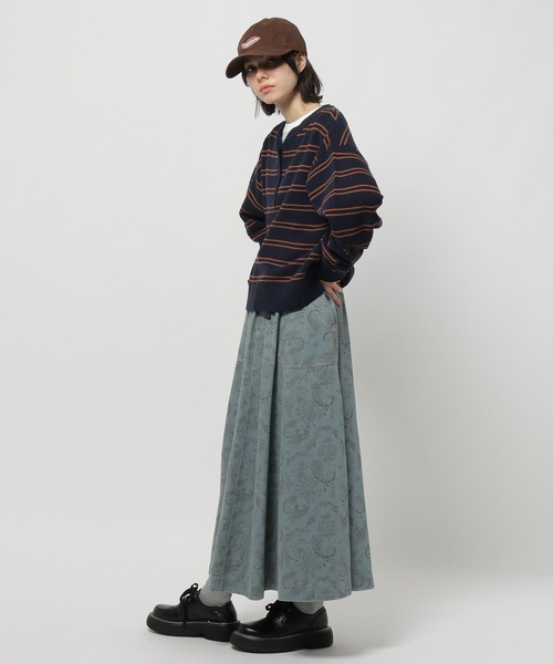 niko and...（ニコアンド）の「鹿の子ヘンリーニットプルオーバー（ニット/セーター・レディース・オフホワイト/ブラック/ネイビー・MEDIUM/LARGE）」の11枚目の写真