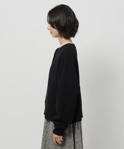 niko and...（ニコアンド）の「鹿の子ヘンリーニットプルオーバー（ニット/セーター・レディース・オフホワイト/ブラック/ネイビー・MEDIUM/LARGE）」の15枚目の写真