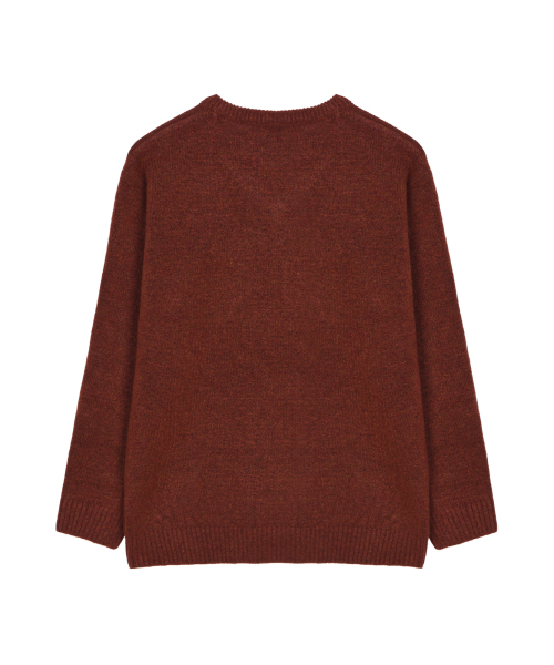 NICK&NICOLE（ニックアンドニコール）の「[ESSENTIAL] CLASSICAL SOFT V SWEATER_BRICK RED（ニット/セーター・レディース・その他・FREE）」の5枚目の写真
