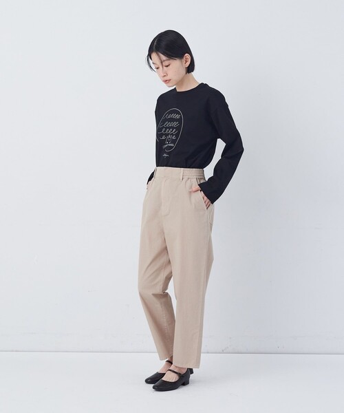 conges payes ADIEU TRISTESSE(コンジェ ペイエ アデュートリステス)の「ナイロンウェザーイージーパンツ(その他パンツ・レディース・ピンク/ベージュ・38)」の4枚目の写真