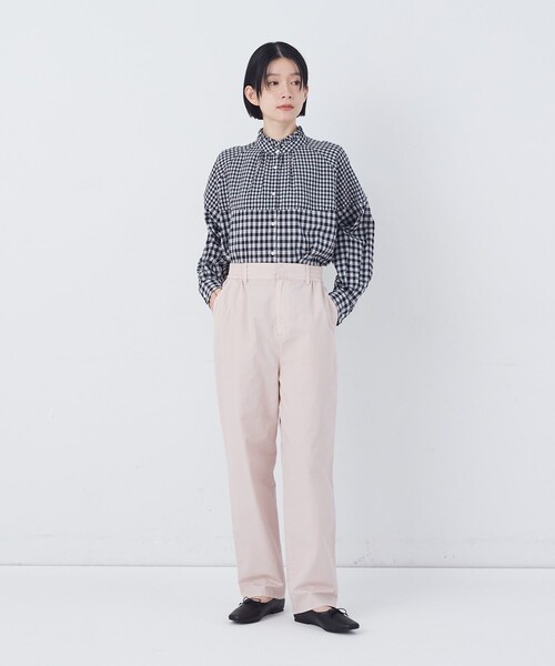 conges payes ADIEU TRISTESSE(コンジェ ペイエ アデュートリステス)の「ナイロンウェザーイージーパンツ(その他パンツ・レディース・ピンク/ベージュ・38)」の11枚目の写真