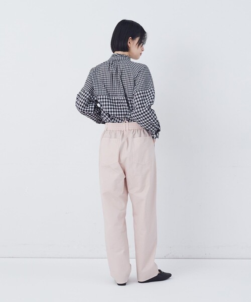 conges payes ADIEU TRISTESSE(コンジェ ペイエ アデュートリステス)の「ナイロンウェザーイージーパンツ(その他パンツ・レディース・ピンク/ベージュ・38)」の13枚目の写真