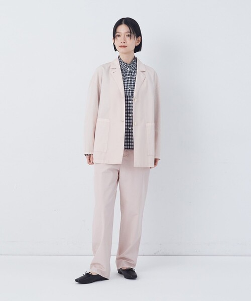 conges payes ADIEU TRISTESSE(コンジェ ペイエ アデュートリステス)の「ナイロンウェザーイージーパンツ(その他パンツ・レディース・ピンク/ベージュ・38)」の14枚目の写真