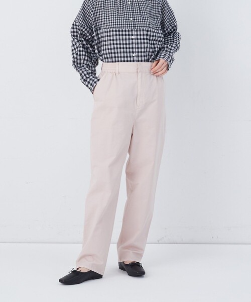 conges payes ADIEU TRISTESSE(コンジェ ペイエ アデュートリステス)の「ナイロンウェザーイージーパンツ(その他パンツ・レディース・ピンク/ベージュ・38)」の15枚目の写真