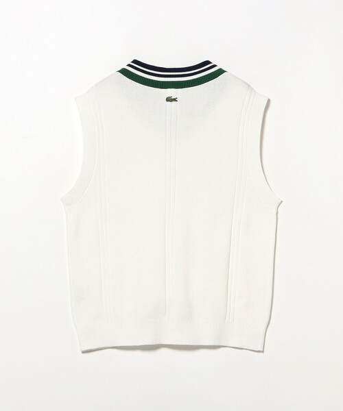 LACOSTE（ラコステ）の「【別注】LACOSTE / チルデン ニット ベスト（ニット/セーター・メンズ・ネイビー/ホワイト・3/5/4）」の15枚目の写真