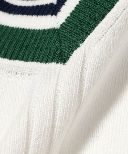 LACOSTE（ラコステ）の「【別注】LACOSTE / チルデン ニット ベスト（ニット/セーター・メンズ・ネイビー/ホワイト・3/5/4）」の13枚目の写真