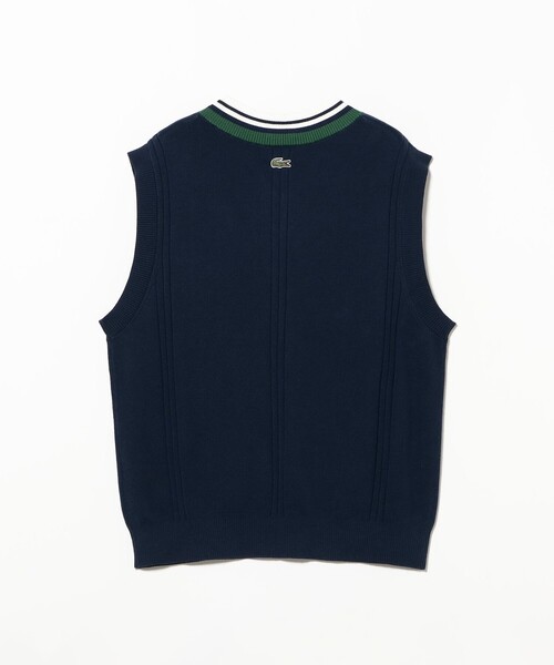 LACOSTE（ラコステ）の「【別注】LACOSTE / チルデン ニット ベスト（ニット/セーター・メンズ・ネイビー/ホワイト・3/5/4）」の6枚目の写真