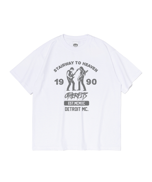 OTHERFITS(アザーフィッツ)の「レトロミュージシャン 半袖Tシャツ (ホワイト)(Tシャツ/カットソー・レディース・その他・SMALL/MEDIUM/LARGE/X-LARGE/2XL)」の1枚目の写真