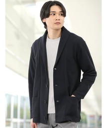 TAKA-Q | 【イージーケア 羽織り】タカキュー 綿混鹿の子 ショールカーディガン(カーディガン/ボレロ)