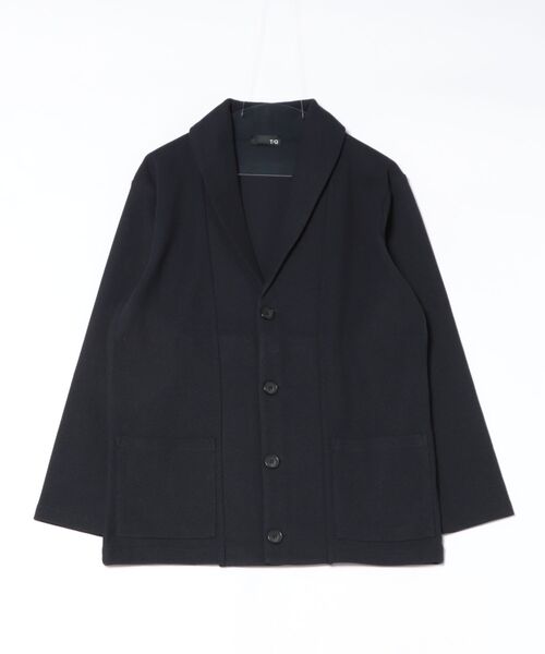 TAKA-Q（タカキュー）の「【イージーケア 羽織り】タカキュー 綿混鹿の子 ショールカーディガン（カーディガン/ボレロ・メンズ・ライトグレー/ネイビー・LARGE/X-LARGE/MEDIUM）」の19枚目の写真