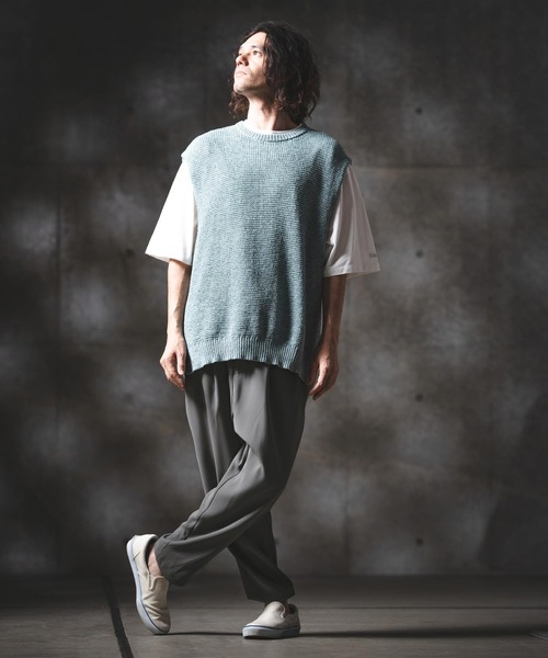 GLIMCLAP（グリムクラップ）の「mp14552-Relaxed Balloon Tapered Trousers テーパードパンツ(201-017-gls-cg)（その他パンツ・メンズ・ブラック/ベージュ/チャコール・L/M/S）」の13枚目の写真