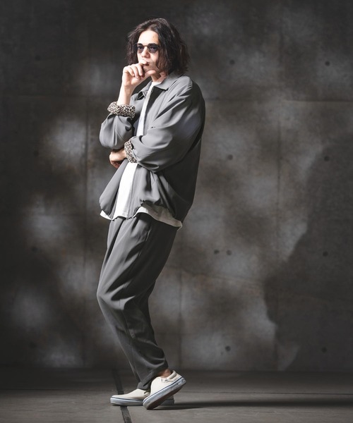 GLIMCLAP（グリムクラップ）の「mp14552-Relaxed Balloon Tapered Trousers テーパードパンツ(201-017-gls-cg)（その他パンツ・メンズ・ブラック/ベージュ/チャコール・L/M/S）」の14枚目の写真