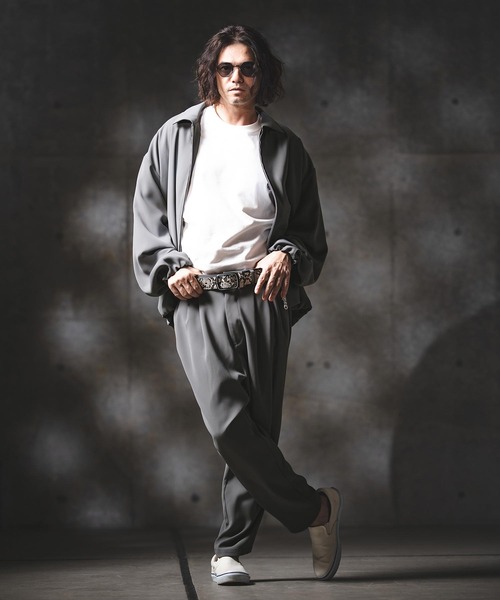 GLIMCLAP（グリムクラップ）の「mp14552-Relaxed Balloon Tapered Trousers テーパードパンツ(201-017-gls-cg)（その他パンツ・メンズ・ブラック/ベージュ/チャコール・L/M/S）」の15枚目の写真